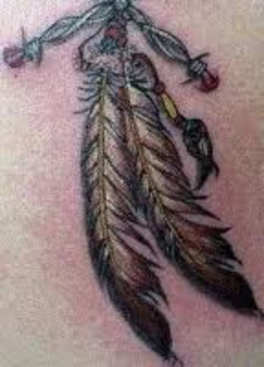 Indian Feather Tattoos And Meanings-Indian Feather Tattoo Ideas And Designs