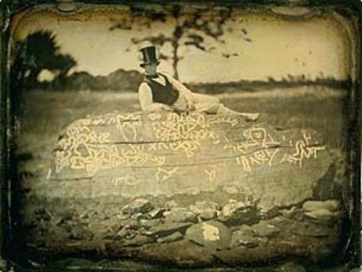 Dighton Rock is another American Petroglyph.
