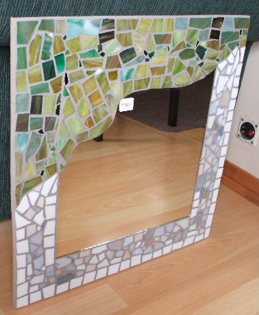 stained glass mirror