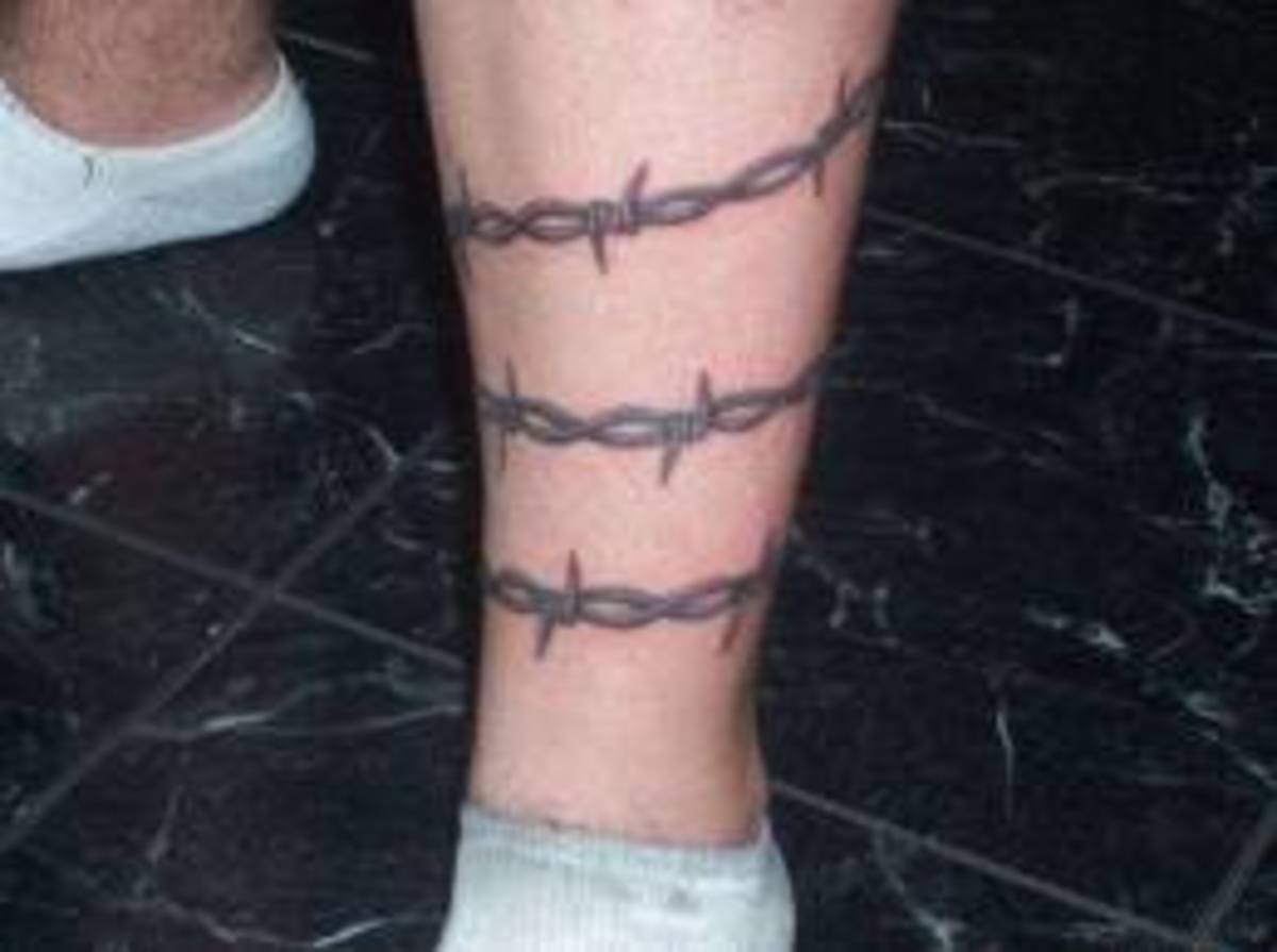 Barbed Wire Tattoos And Meanings-Barbed Wire Tattoo Designs And Ideas