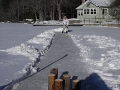 Canadian winter fun: Build your own ice bowling alley