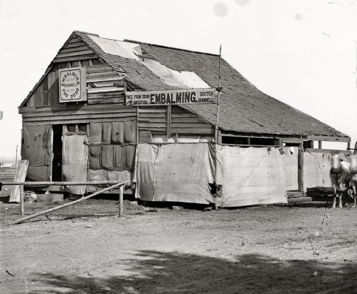 Shed taken over for embalming during the Civil War