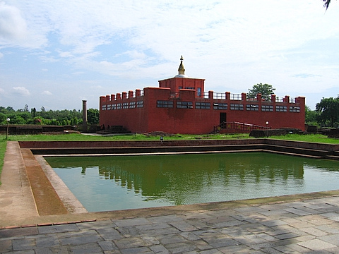 Temple where he was born 