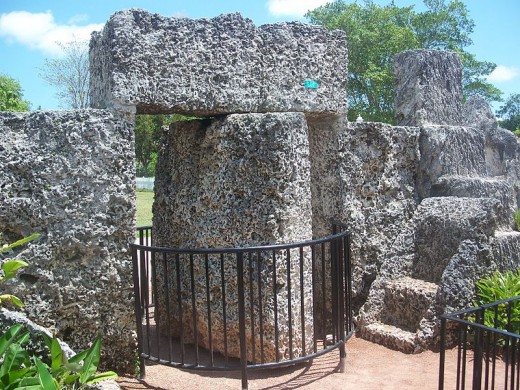 Coral Castle's nine-ton rotating gate.