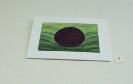 Jocelyn Reese's "Black Hole: Spring" - oil on paper, 2011.