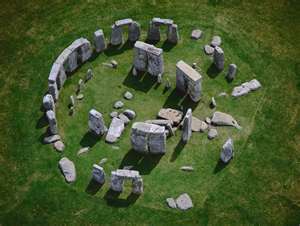 This aerial view of the circle of stones is courtesy of news.nationalgeographic.com.