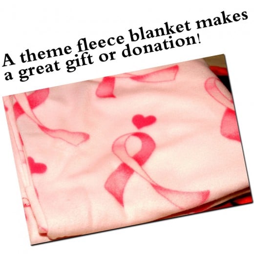 Pink ribbon blankets are always a perfect choice for any person who has been toughed directly or indirectly by cancer. 