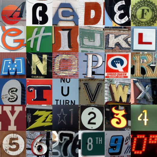 Letters are everywhere!