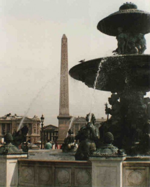The Place de la Concorde.