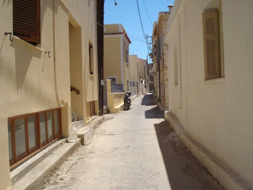 One of the beautiful narrow streets.