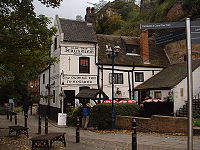 This photograph of Ye Olde Trip To Jerusalem, the oldest tavern in England, is courtesy of en.wikipedia.org.