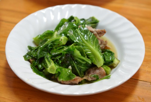 Broccoli in Ginger Wine Sauce