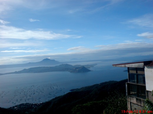 Taal Volcano from Tagaytay viewpoint