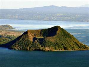 Taal Volcano crater...