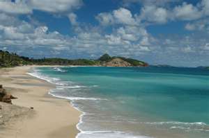 Grand Anse Bay on Grenada, one of the author's favorite locations in the Caribbean.