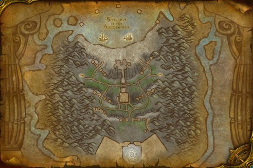 Strand of the Ancients map