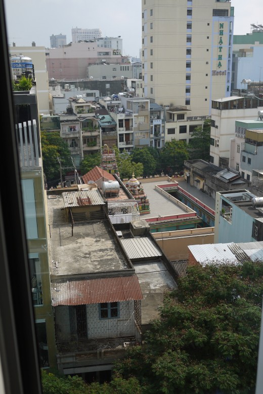 The view outside of my room #705