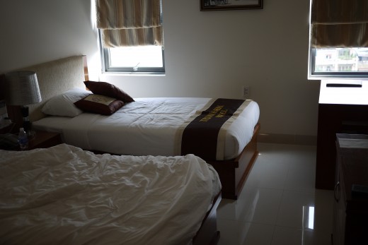 Beds are a bit hard but after a long day of walking and touring, who cares?