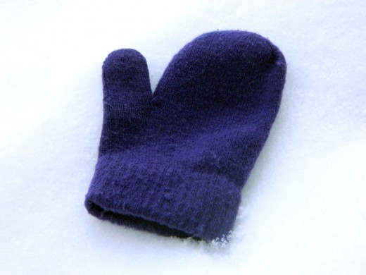 The Single Purple Mitten
