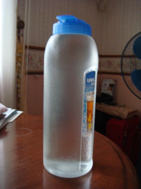 I prepare one liter of drinking water in my room so I could drink it first thing in the morning.