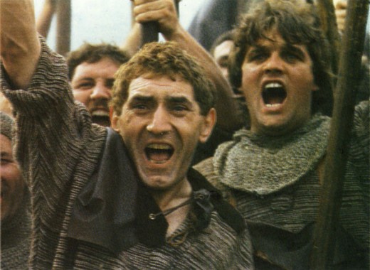 A scene from the 1985 Belgian movie The Lion of Flanders.