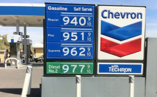 Gas in Death Valley, Calif.-The extreme!