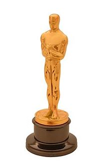 The coveted statue