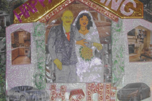The collage I created so Greg and I would marry; I created this in February, 2011, we married October 5, 2011