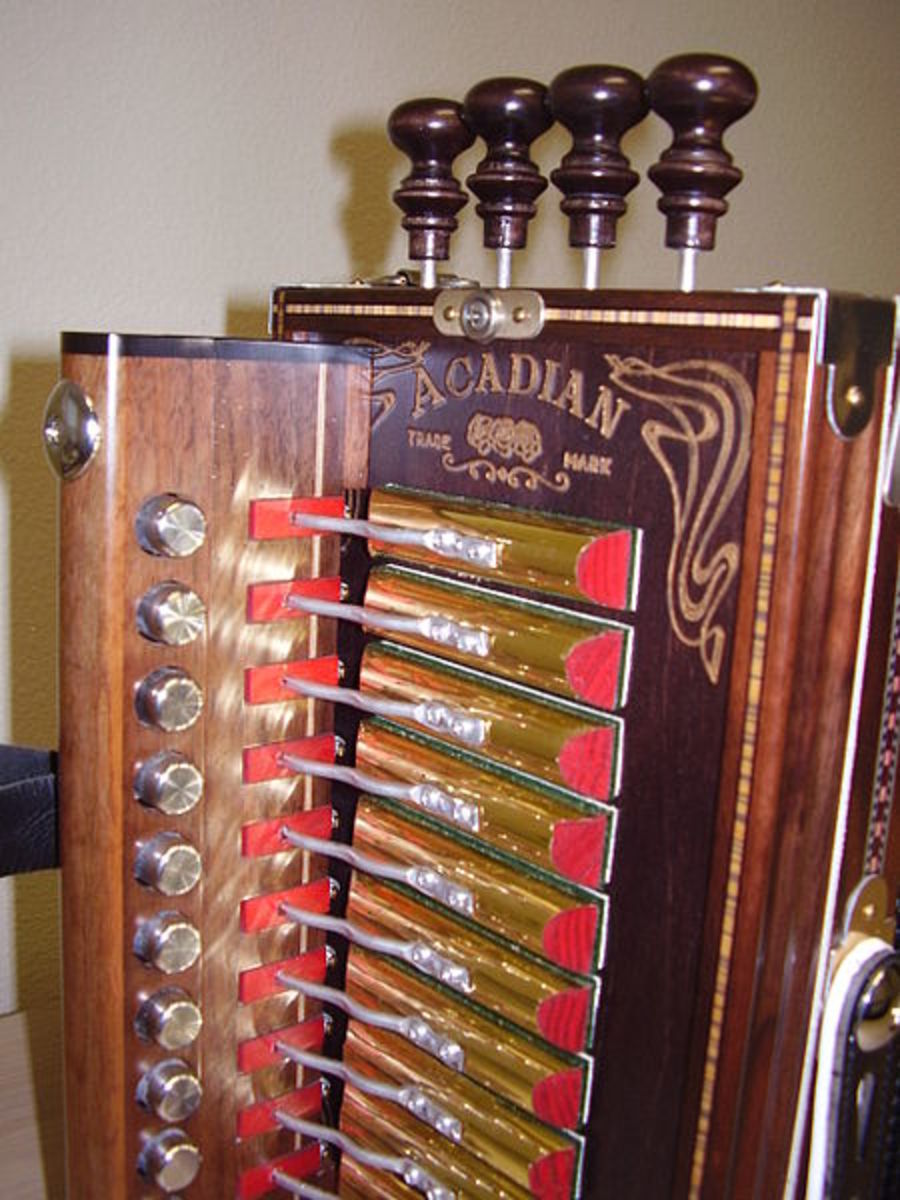 Overview of Common Cajun Instruments - Part I -- The Cajun Accordion