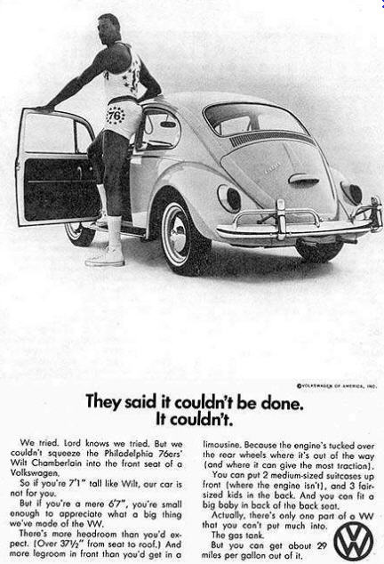 No, he did not own a VW, but it was easy money.