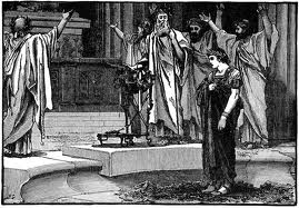 Alexander Outside The Temple 