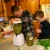 My six year old son presses the button to blend the tomatillos, garlic, jalapeno, and cilantro. My six year old son presses the button to blend the tomatillos, garlic, jalapeno, and cilantro.