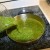 Pour the sauce into a skillet, add salt, and heat through. Pour the sauce into a skillet, add salt, and heat through.