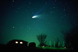 In most religious circles Comets are a sign from heaven, so who is to say that really they bring also some special life energy, one has to remember that when Jesus was born there was a comet in the sky. 
