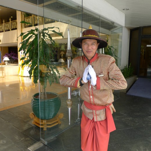 Door man at the Montien. A real cool guy!