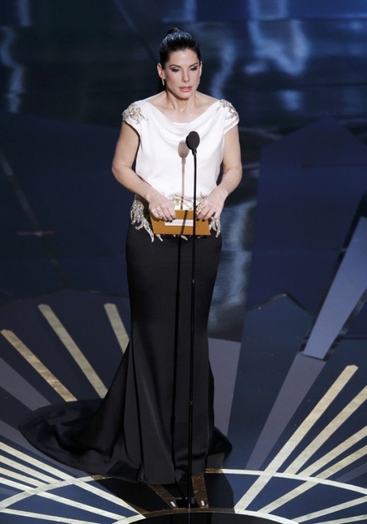 Sandra Bullock presenting at the 84th Annual Academy Awards 