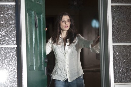 Weisz looks on in horror in "Dream House."