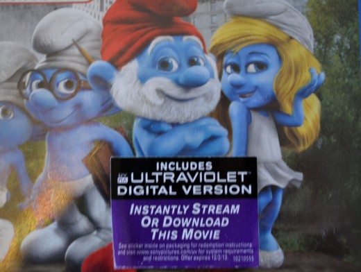 Smurfs Ultraviolet Digital Copy