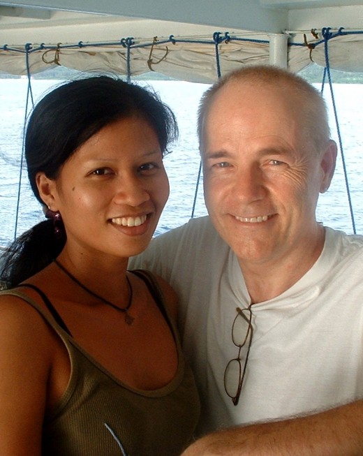 Here I am with my wife, Juvy. She makes certain I take good care of myself. Copyright Rod Martin, Jr.