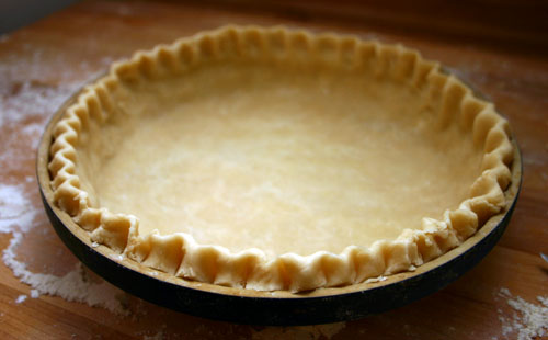 perfect pie crust, ready to be filled