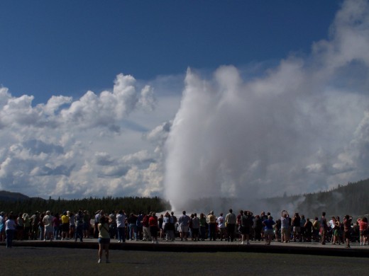 Hubbers are as faithful as....Old Faithful!