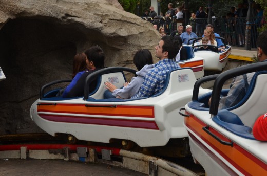 The two tracks feeding into the base of the mountain The two tracks feeding into the base of the mountain