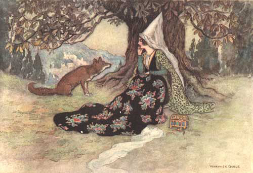 Detail from illustration by Arthur Rackham, public domain image. 