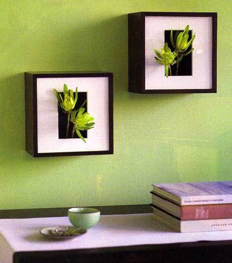 Re-designed Shadow-boxes - Gives new meaning to going green.