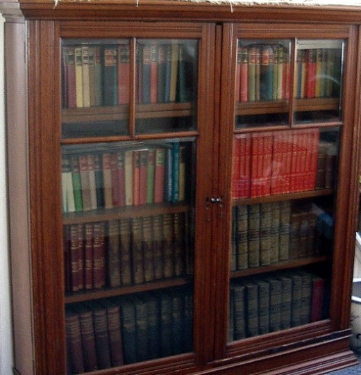 A Bookcase suffering from depression.