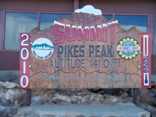 Welcome to the Summit of Pikes Peak
