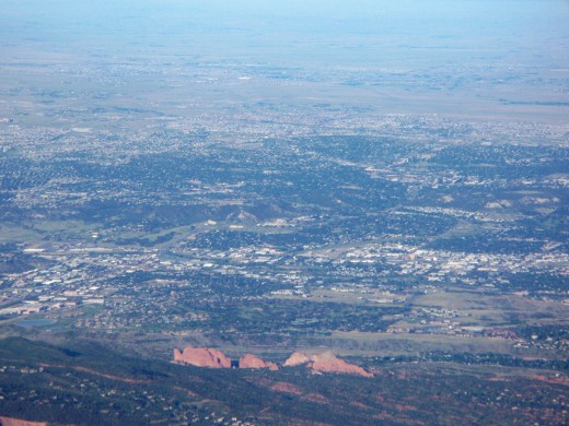 Garden of the Gods way down below