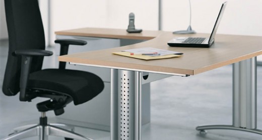 L Shaped Desk example