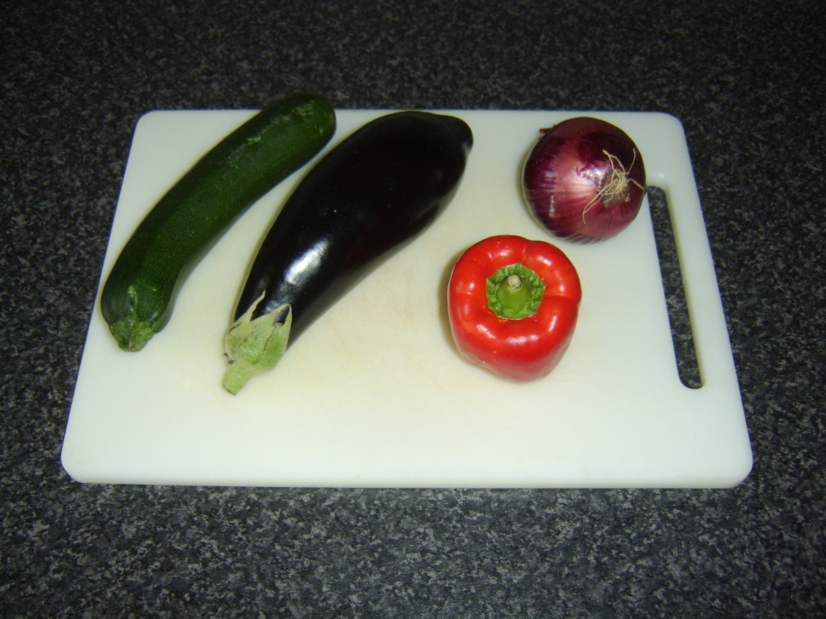 Mediterranean style vegetables for roasting