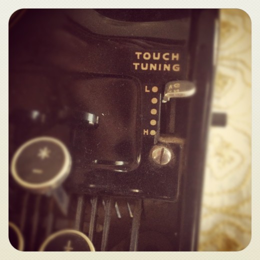 typewriter settings